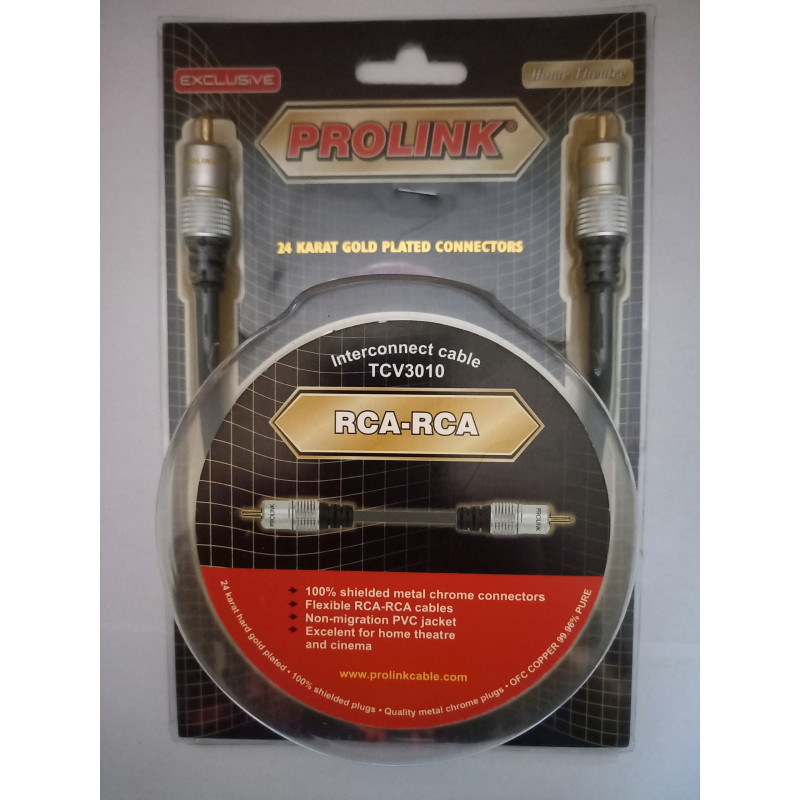 Kabel TCV 3010 Prolink EX 1RCA-1RCA 15m