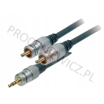 Kabel TCV 3420 Prolink EX 2RCA-3,5STR 1,2m