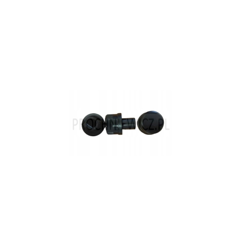 Gałka do sprzętu 14x20mm ze ściętym fi6 2szt