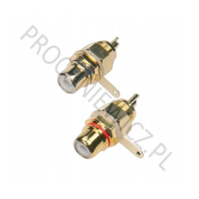 Gniazdo RCA Prolink TRC 031 2szt