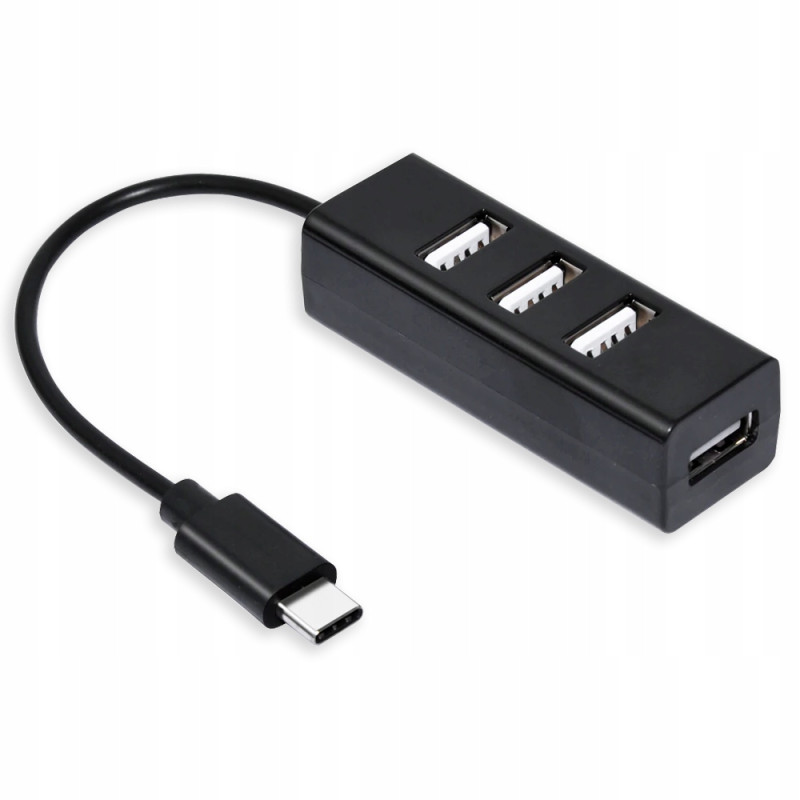 Rozdzielacz na 4 porty USB 2.0 USB HUB