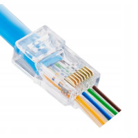 Złącze modularne 8P8C-RJ45 UTP kat.5e przelot 20sz