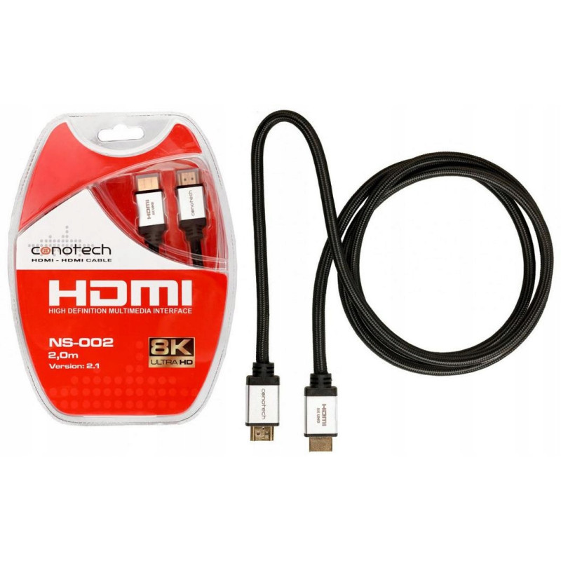 Kabel Conotech NS-002 8K Ultra HD HDMI-HDMI 2m