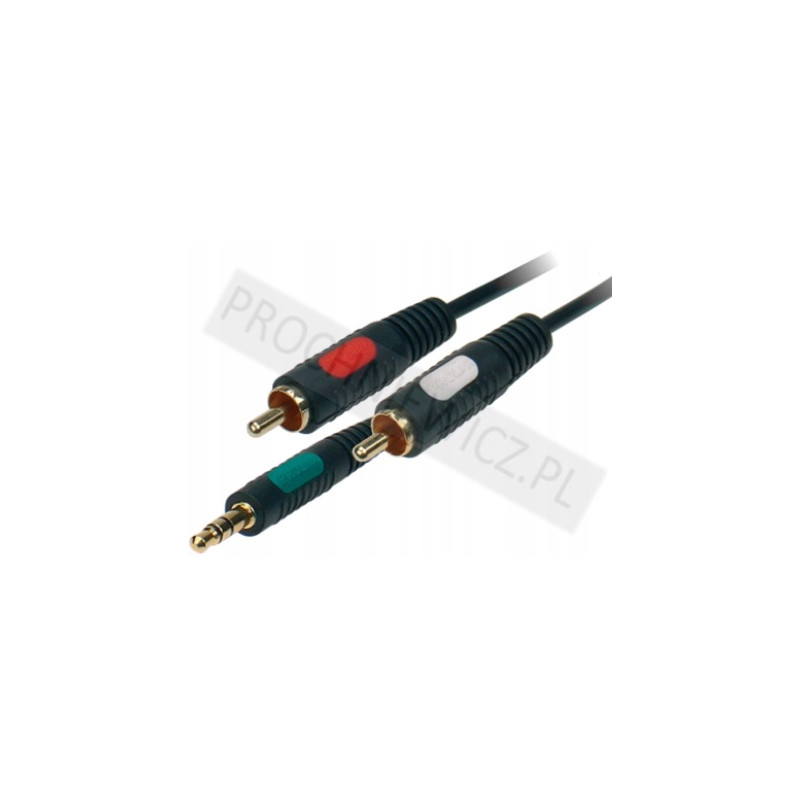 Kabel Prolink Classic 2RCA- Jack 3,5mm 1,2m