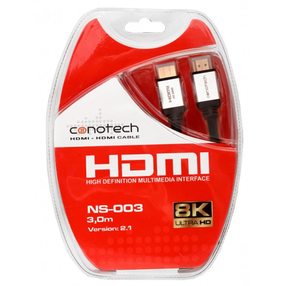 Kabel Conotech NS-003 8K Ultra HD HDMI-HDMI 3m