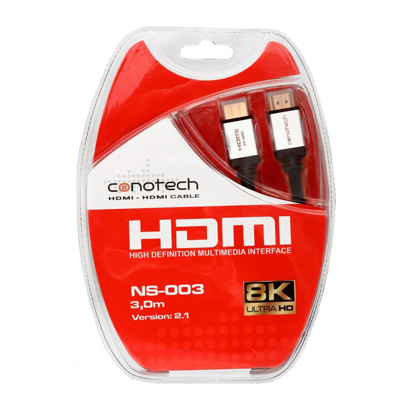 Kabel Conotech NS-003 8K Ultra HD HDMI-HDMI 3m