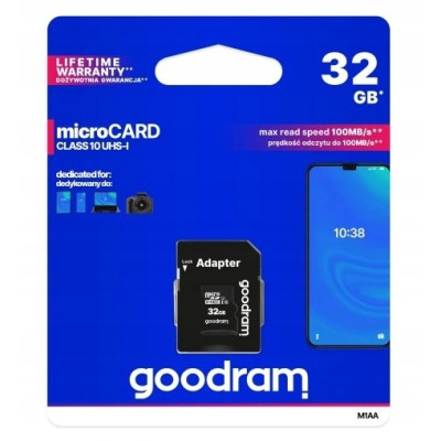 Karta pamięci z adapterem 32GB goodram