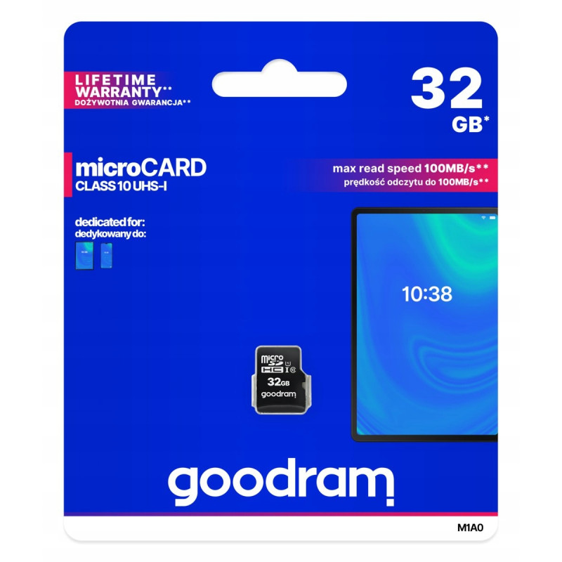 Karta pamięci z adapterem 32GB goodram