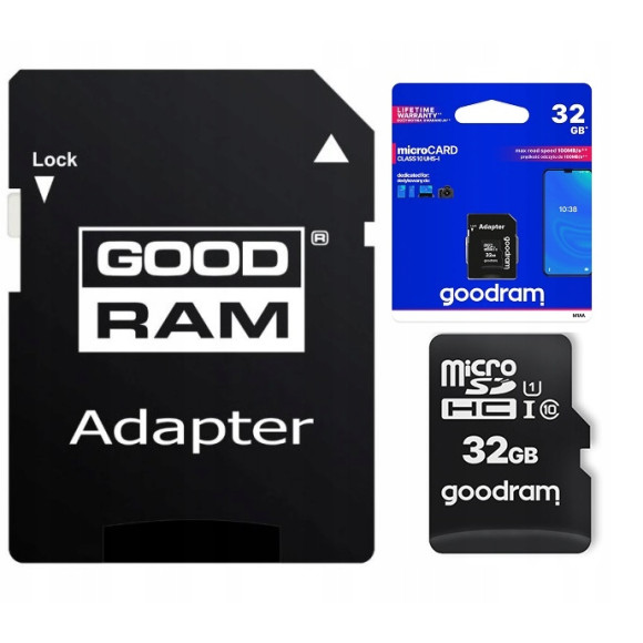 Karta pamięci z adapterem 32GB goodram