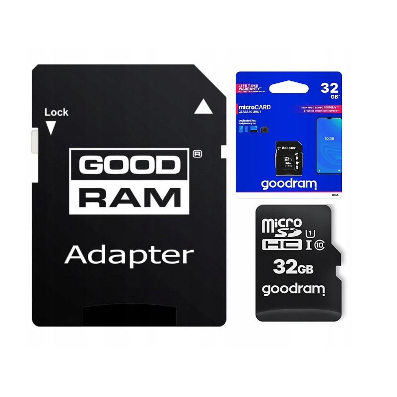 Karta pamięci z adapterem 32GB goodram