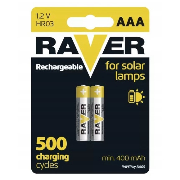 Akumulatorki Raver 1,2V AAA 400mAh 2szt