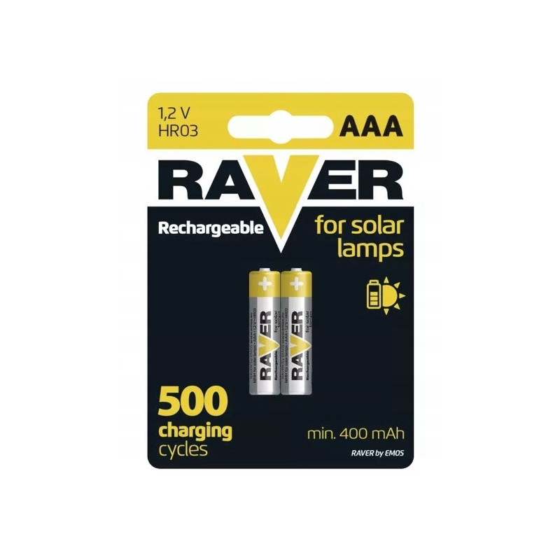 Akumulatorki Raver 1,2V AAA 400mAh 2szt