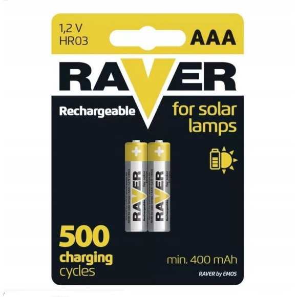 Akumulatorki Raver 1,2V AAA 400mAh 2szt