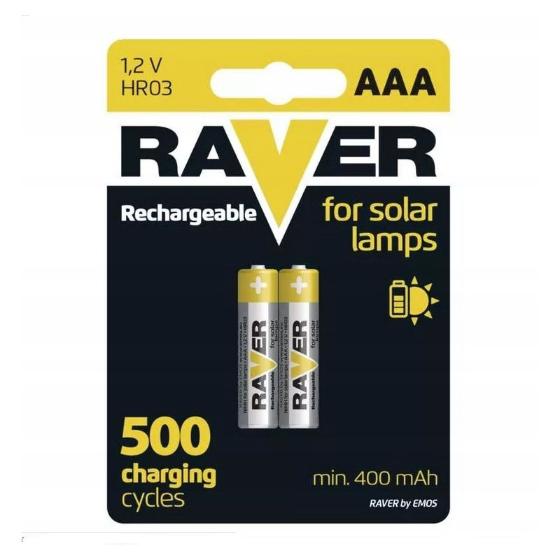 Akumulatorki Raver 1,2V AAA 400mAh 2szt