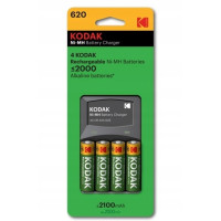 Ładowarka Kodak do akumulatorków + 4x AA 2100mAh