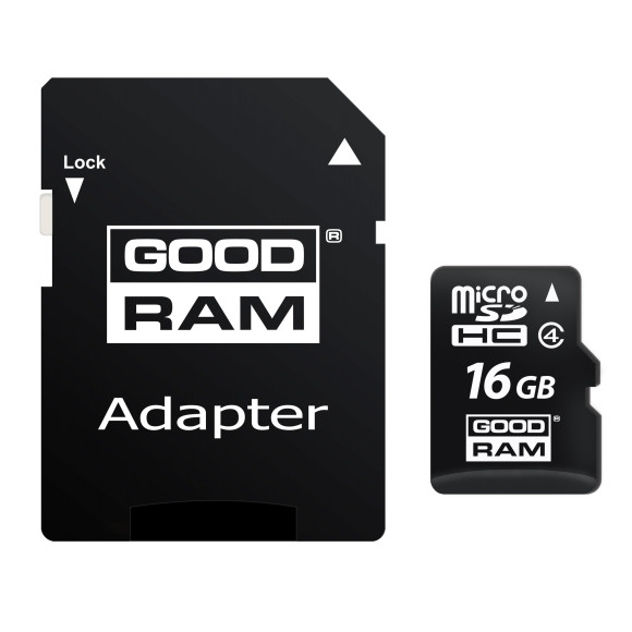 Karta pamięci z adapterem 16GB goodram