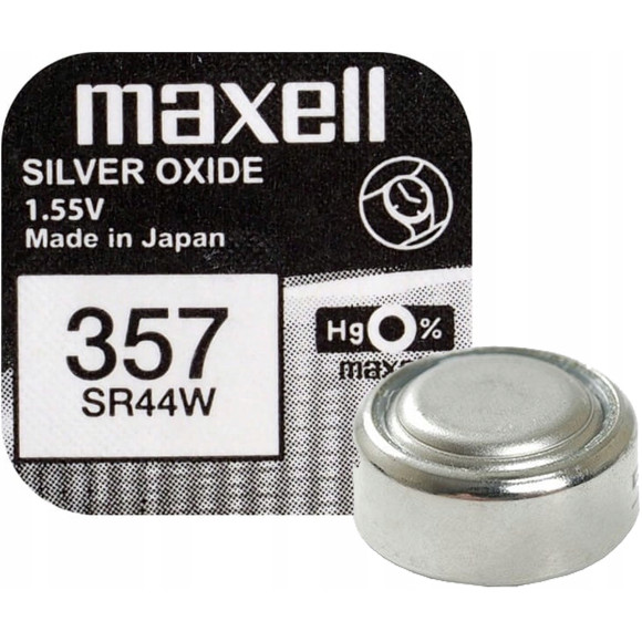 Bateria Srebrowa Maxell SR44W 357 2szt