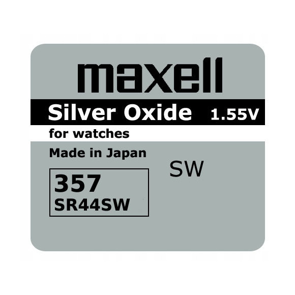 Bateria Srebrowa Maxell SR44W 357 2szt