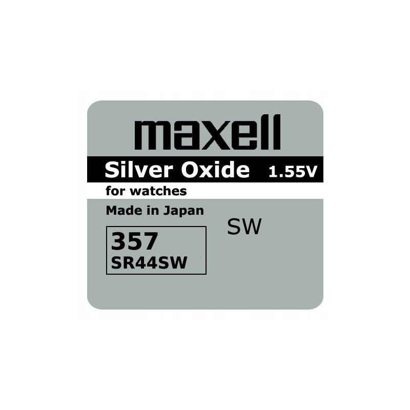 Bateria Srebrowa Maxell SR44W 357 2szt