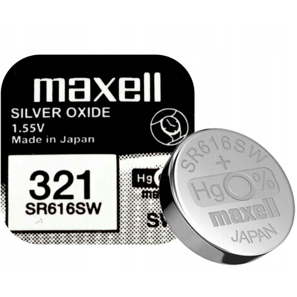 bateria srebrowa Maxell SR616SW 321 2szt