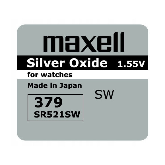 bateria srebrowa Maxell SR521SW 379 2szt