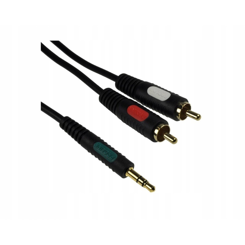 Kabel Prolink Classic 2RCA- Jack 3,5mm 5m