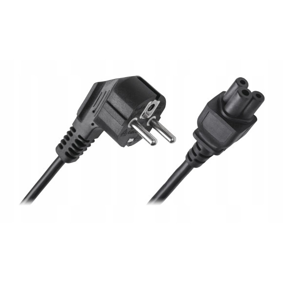 Kabel zasilający do laptopa (koniczynka) 1,5 m