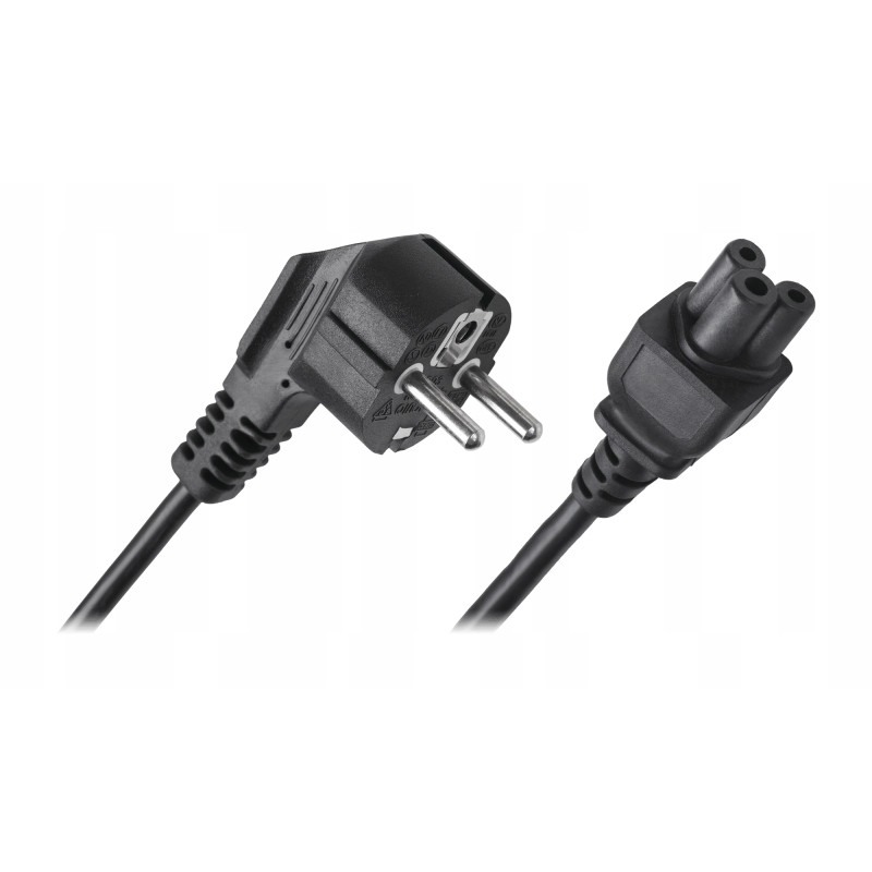 Kabel zasilający do laptopa (koniczynka) 1,5 m