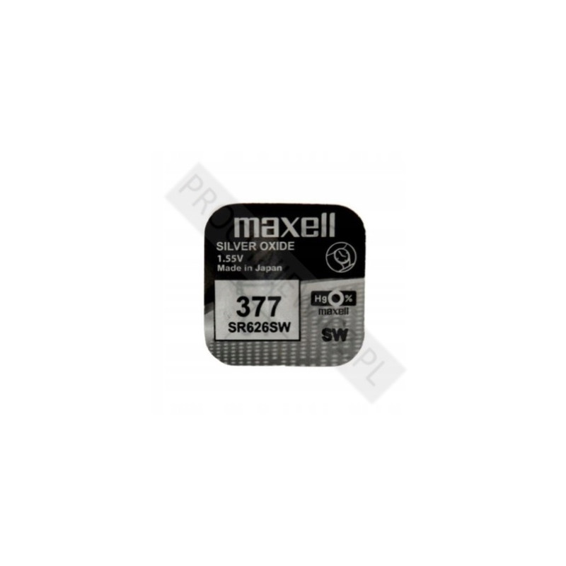 Bateria Srebrowa Maxell SR626SW 377 2szt