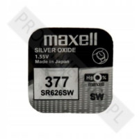 Bateria Srebrowa Maxell SR626SW 377 2szt