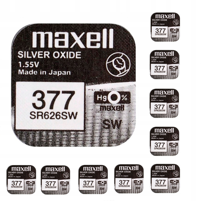 Bateria Srebrowa Maxell SR626SW 377 2szt