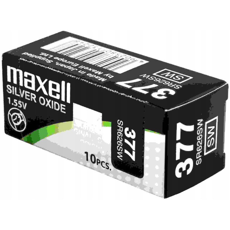 Bateria Srebrowa Maxell SR626SW 377 2szt