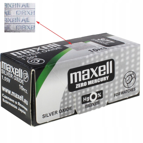 Bateria Srebrowa Maxell SR626SW 377 2szt