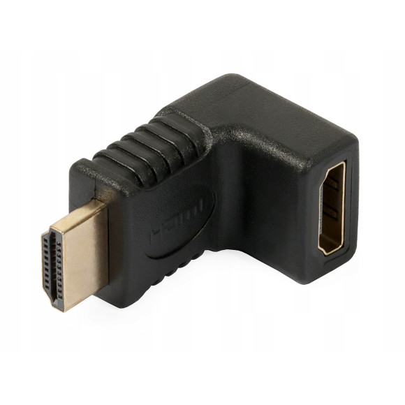 Złącze kątowe HDMI gniazdo - wtyk 2szt