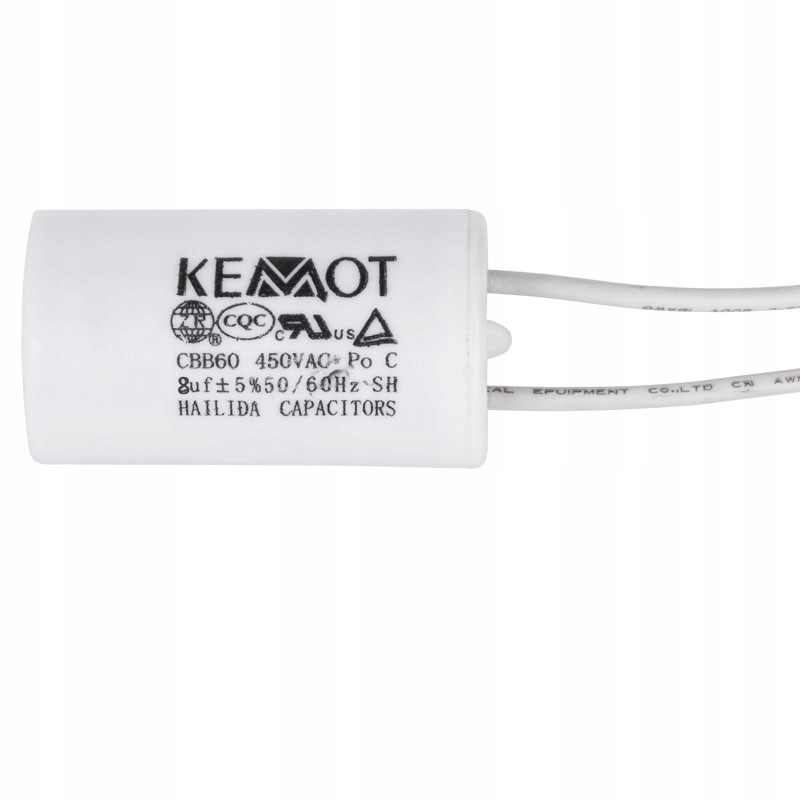 Kondensator silnikowy Kemot URZ3210 8 µF 450V