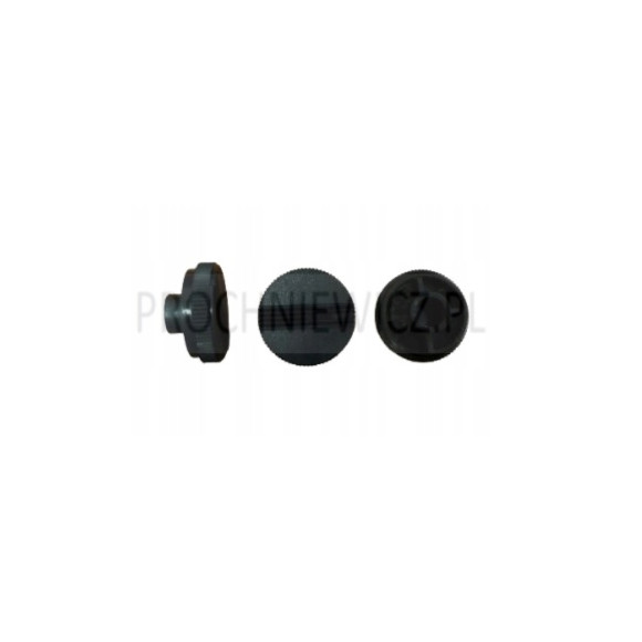 Gałka do sprzętu 19,7x10,1mm z otworem fi6 2szt