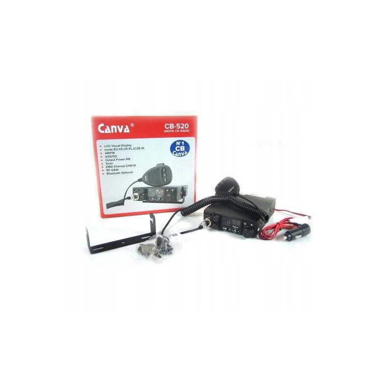 CB Radio Canva CB520 z obsługą bluetooth