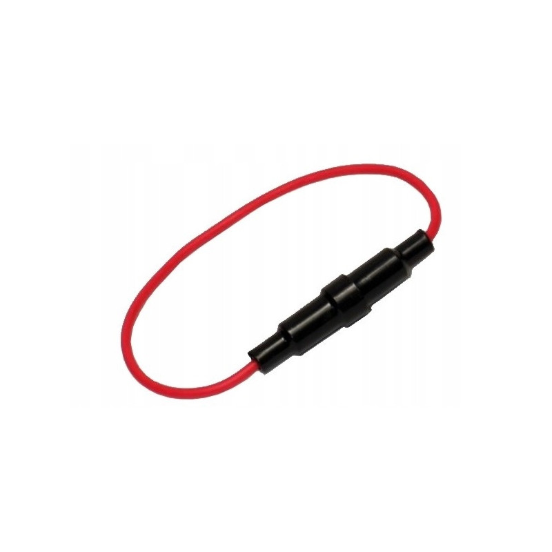Gniazdo bezp. zakręcane 20mm na kablu 2mm 5szt