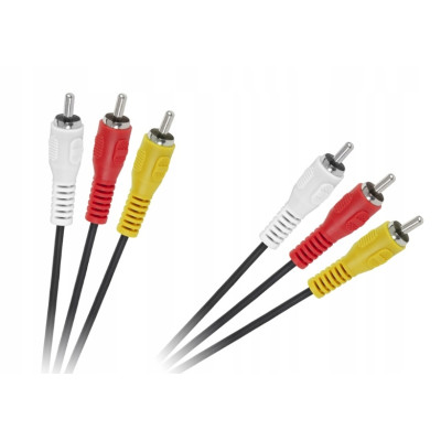 Kabel 3x RCA - 3x RCA 1,5m 2szt