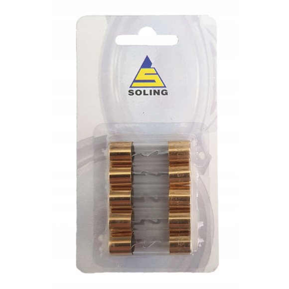 Bezpiecznik samochodowy AGU 30A 10x38mm 5szt