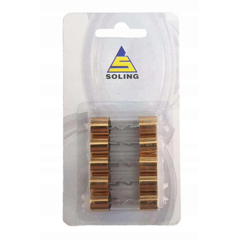 Bezpiecznik samochodowy AGU 30A 10x38mm 5szt