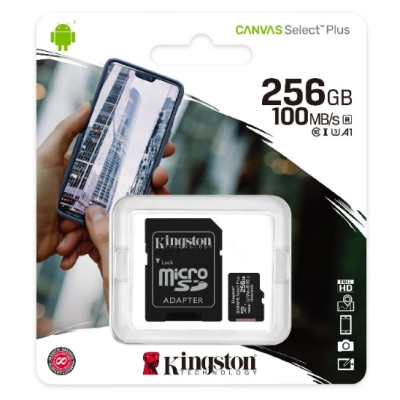 Karta pamięci z adapterem 256GB Kingston