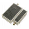 Tester do kabli RJ45, BNC NAR0040 szary