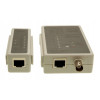 Tester do kabli RJ45, BNC NAR0040 szary