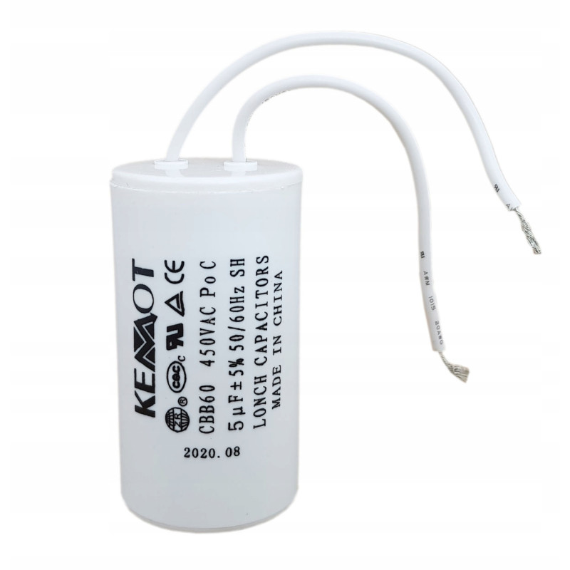 Kondensator 5uF 450V do silników jednofazowych