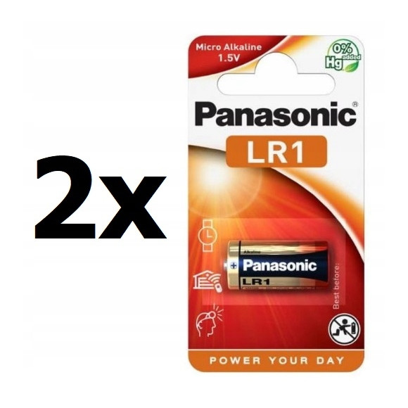 Baterie Alkaliczne Panasonic N/LR1 1,5V 2szt