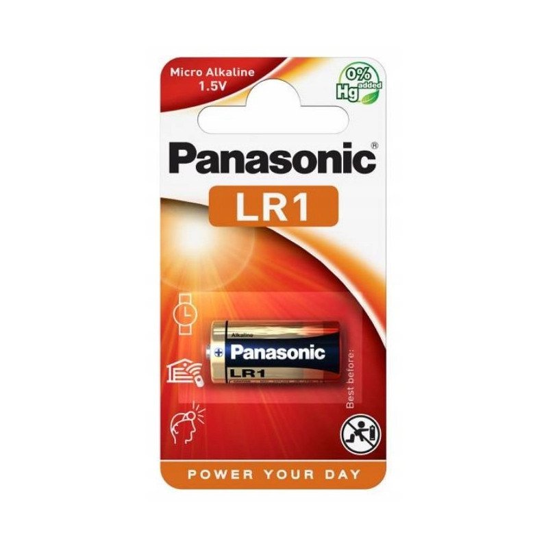 Baterie Alkaliczne Panasonic N/LR1 1,5V 2szt