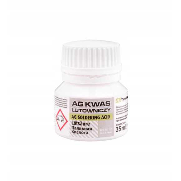 Kwas lutowniczy AG TermoPasty ART. AGT-117 35ml 2szt Kwas lutowniczy AG TermoPasty ART. AGT-117 35ml 2szt