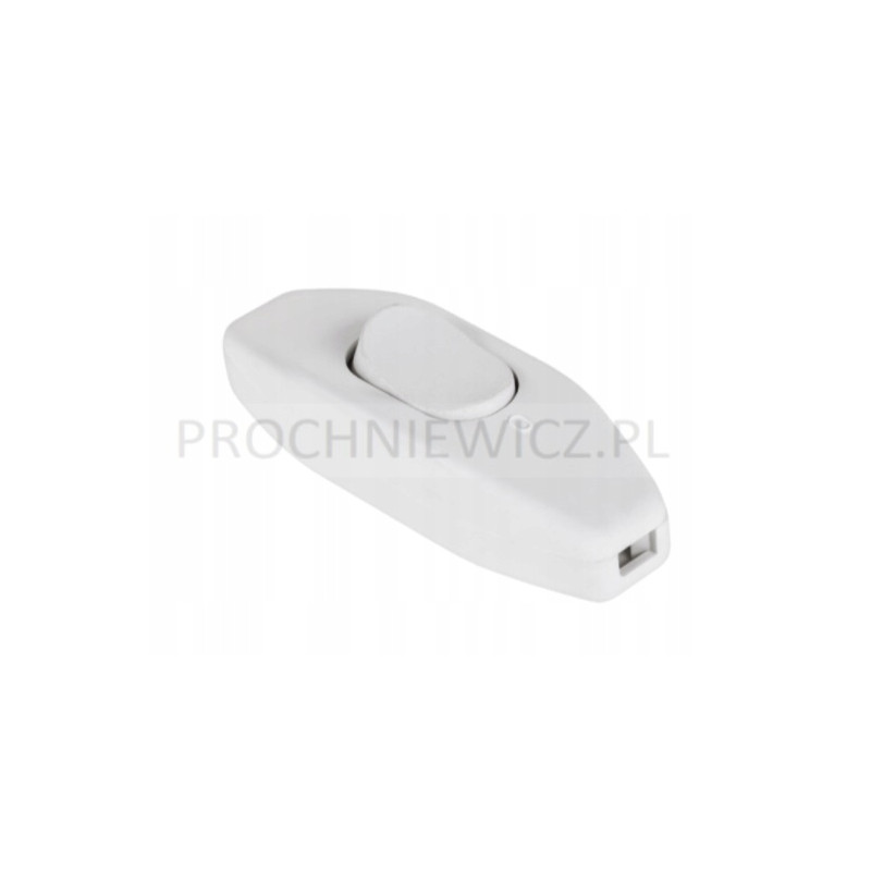 Złącze przełącznik przelotowy biały 2,5A/250V 3szt