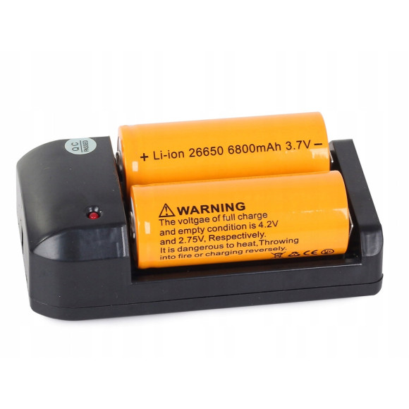 Akumulator ogniwo Li-On 26650 3,7V 8000mAh 2szt